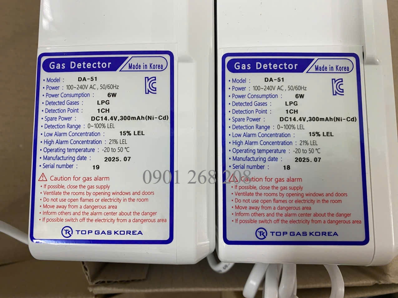 bo bao dong ro gas DA-51